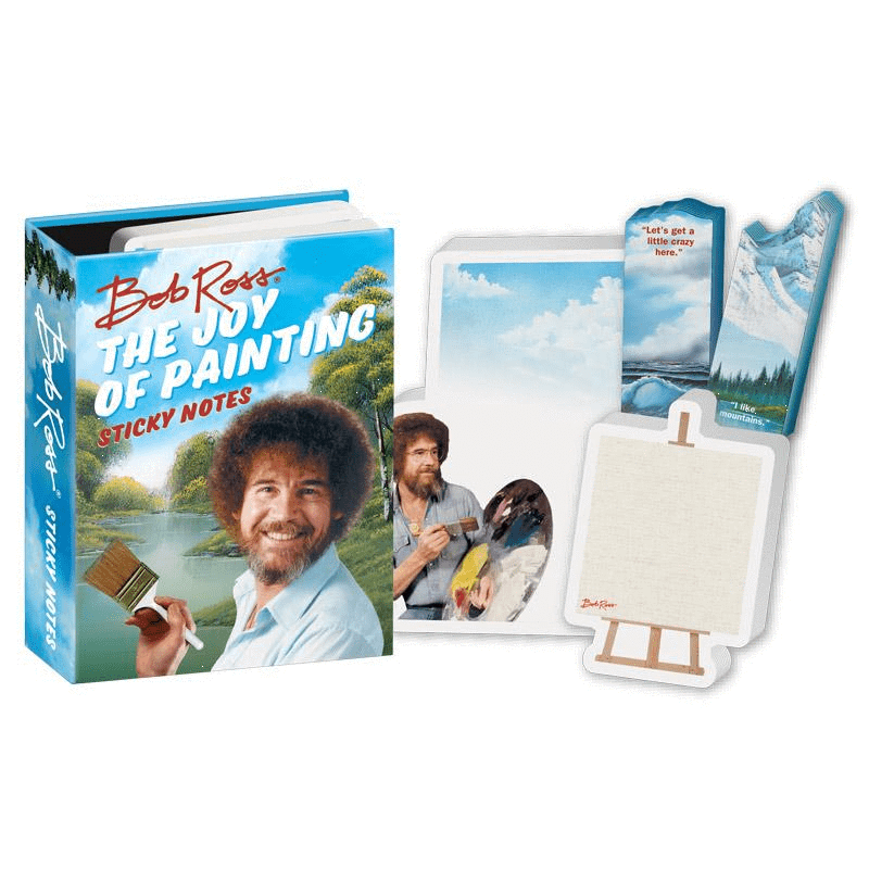 Bob Ross Sticky Notes Unemployed Philosophers Guild Paper Products