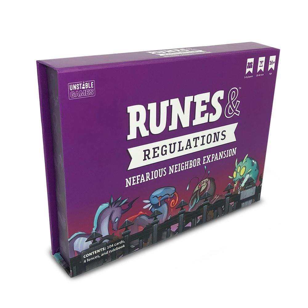 Runes & Regulations: Nefarious Neighbor Expansion TeeTurtle Board Games