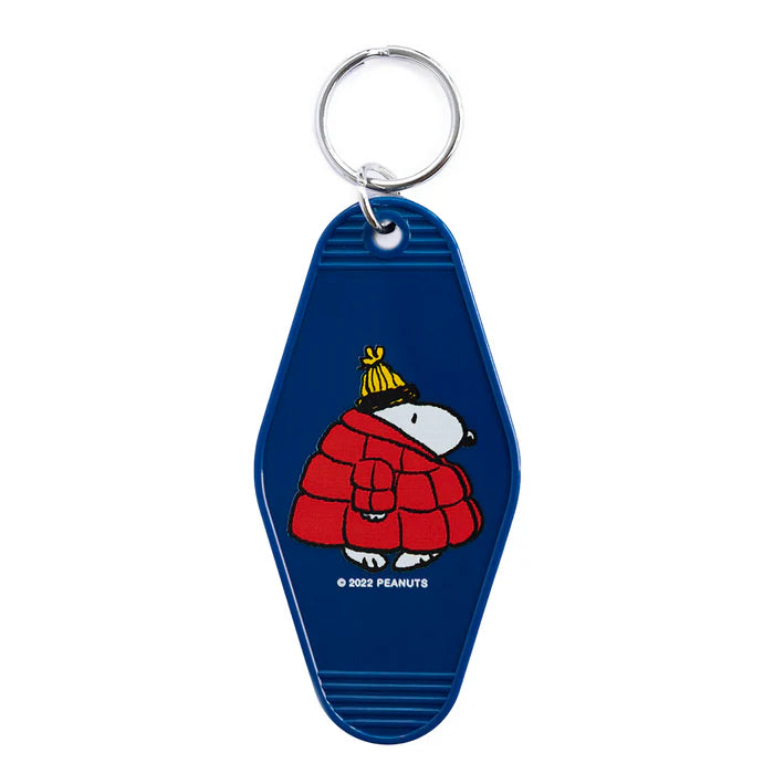 Peanuts Snoopy Puffy Coat Key Tag
