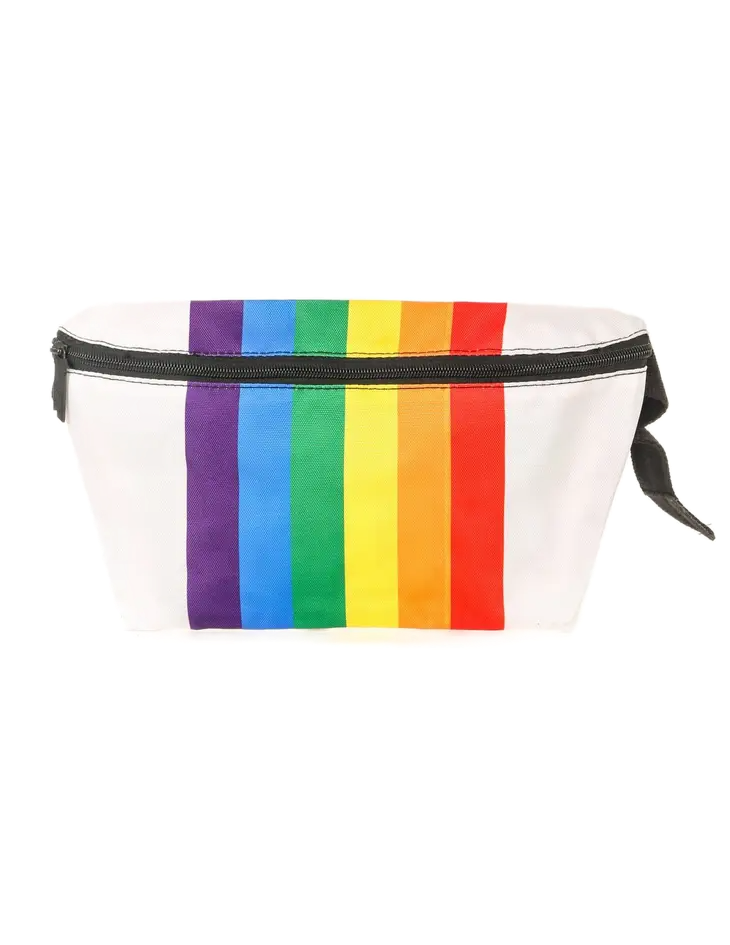 Pride Rainbow Stripe Fanny Pack - XL Ultra-Slim