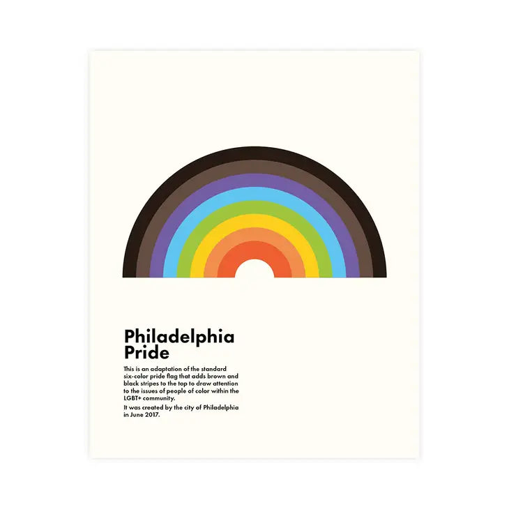 Philly Rainbow Pride Print - 8x10