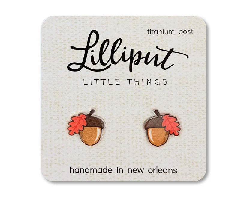Acorn Earrings Lilliput Little Things Clothing/Accessories