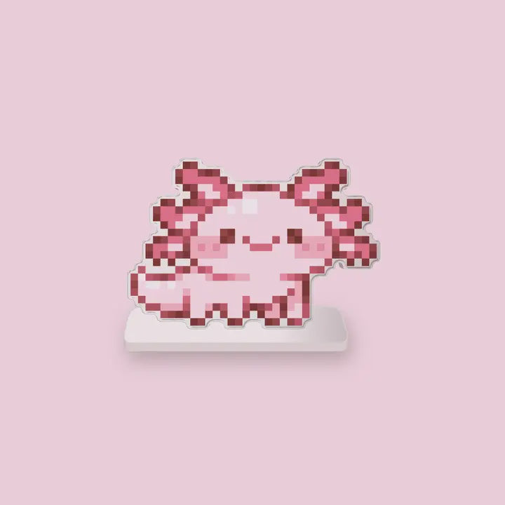 Axolotl Desk Friend Sticker By Number Kit Vexyls Crafts Inc. Projects/Kits
