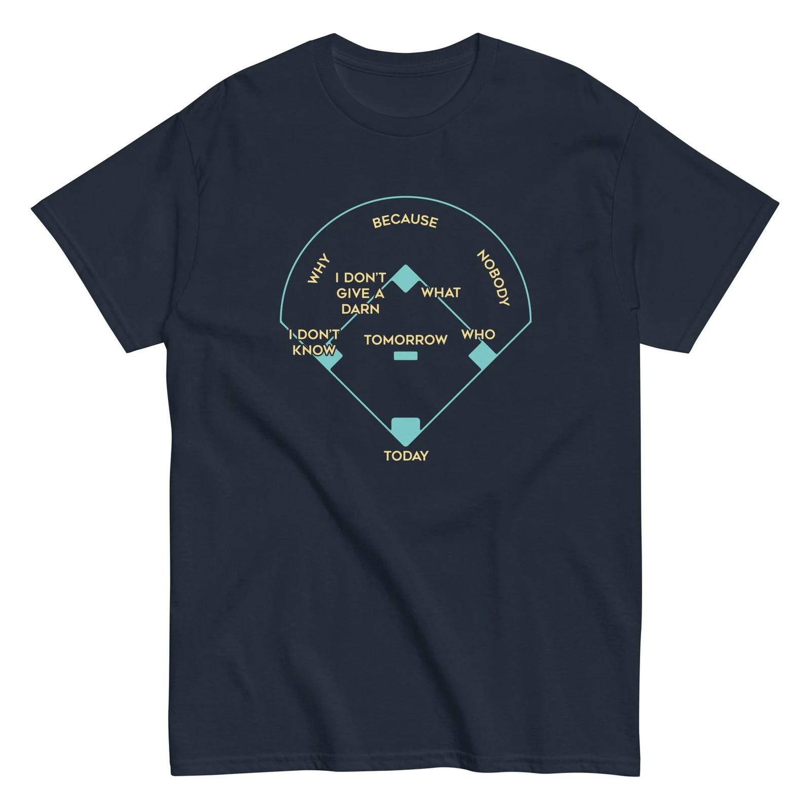 Baseball Positions T-Shirt Snorgtees Clothing/Accessories