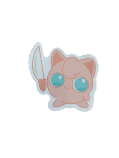 Better Choose Jigglypuff Vinyl Sticker Sadsquatch Paper Products