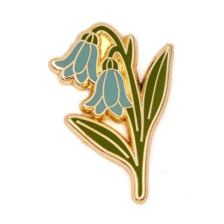 Bluebell Flower Enamel Pin These Are Things Clothing/Accessories