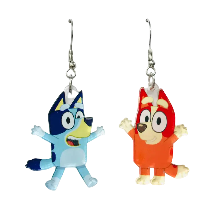 Bluey 2.0 Acrylic Earrings SimpleNGreat Clothing/Accessories