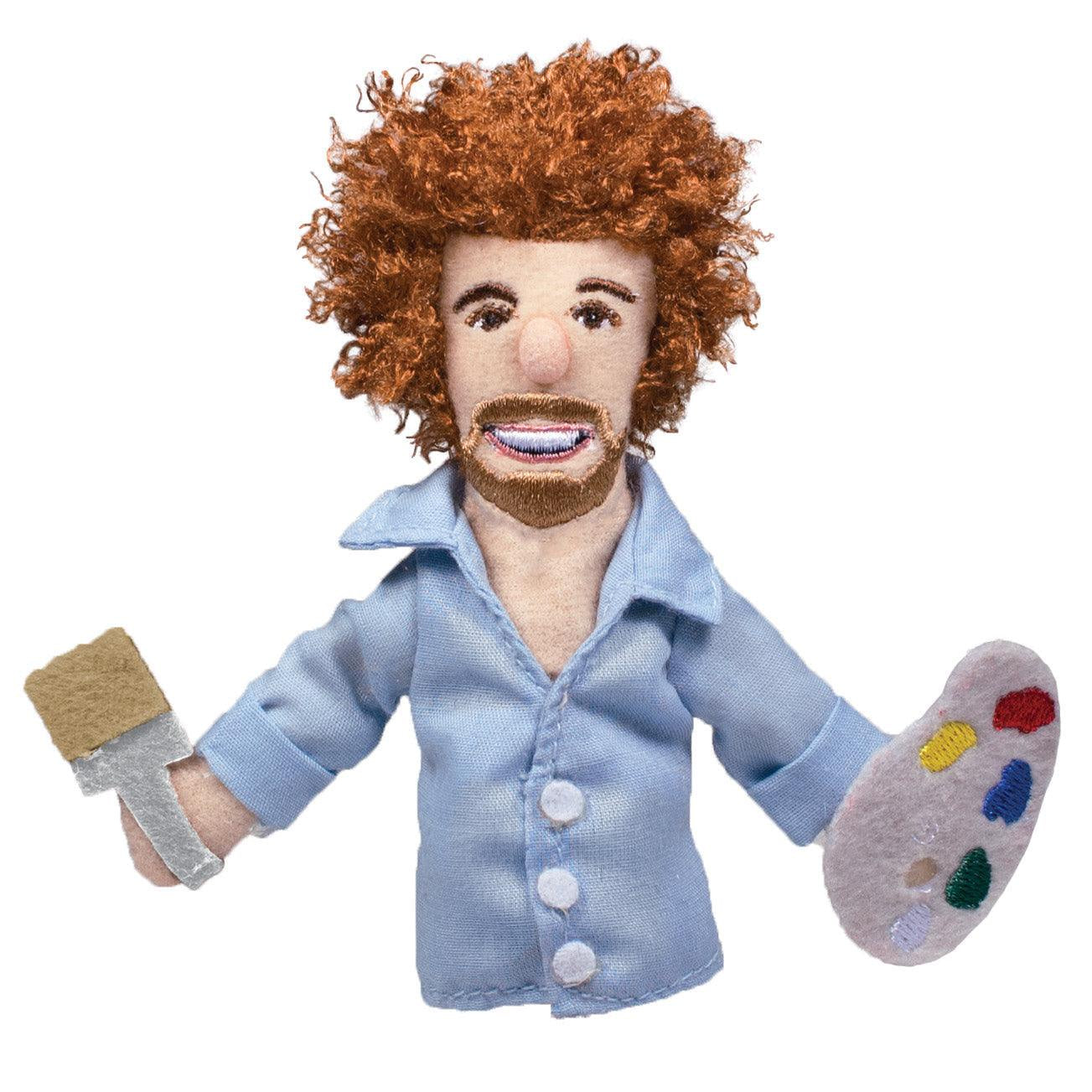 Bob Ross Magnetic Finger Puppet Unemployed Philosophers Guild Puzzles/Playthings