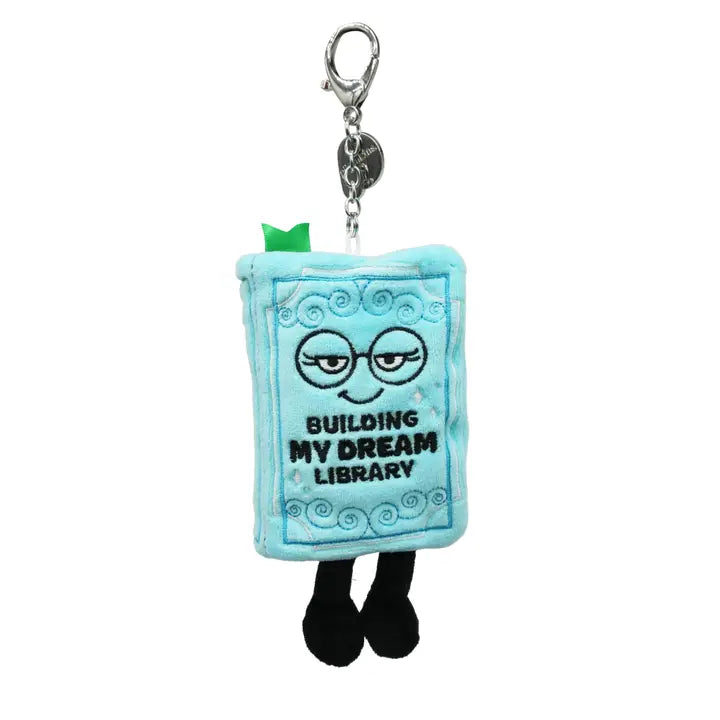 Building My Dream Library Book Plush Keychain Punchkins Plush