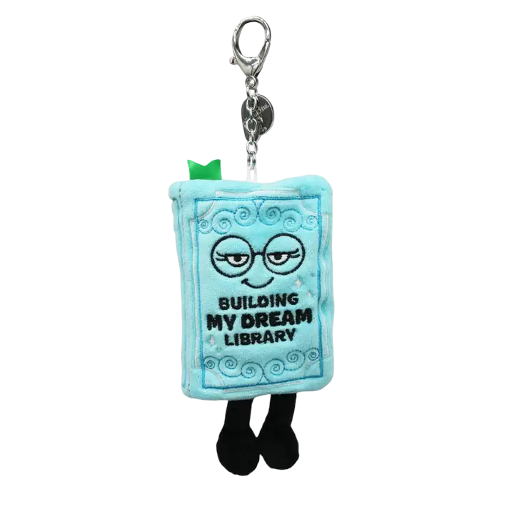Building My Dream Library Book Plush Keychain Punchkins Plush