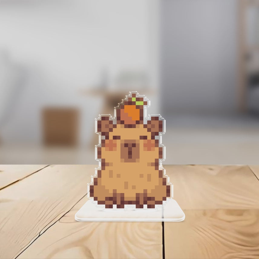 Capybara Desk Friend Sticker By Number Kit Vexyls Crafts Inc. Projects/Kits