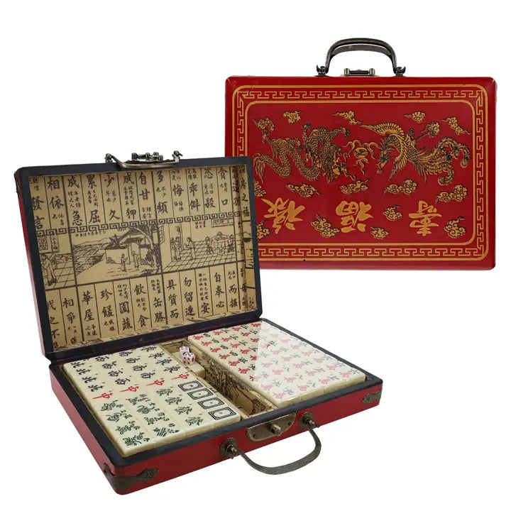 Chinese Mahjong - Red Case Wood Expressions/WE Games Board Games