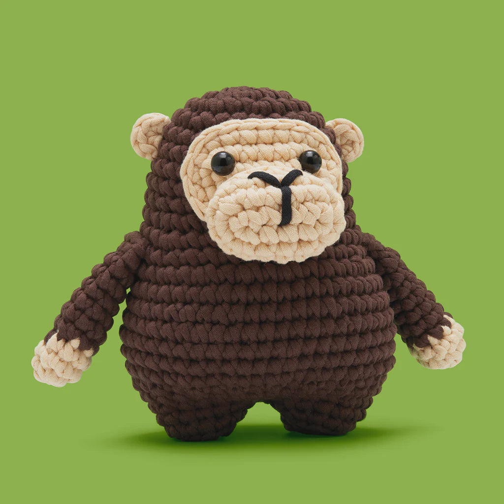 Coco the Ape - Intermediate Crochet Kit The Woobles Projects/Kits