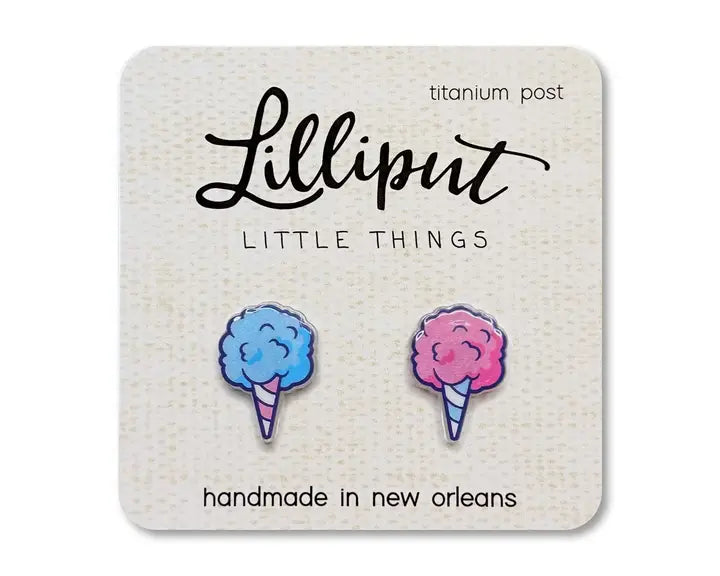 Cotton Candy Earrings Lilliput Little Things Clothing/Accessories