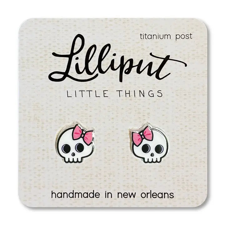 Cute Skull Earrings Lilliput Little Things Clothing/Accessories