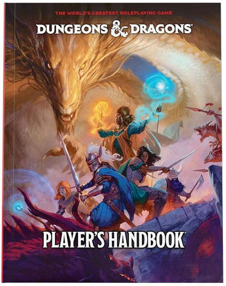 D&D 5E: Player's Handbook 2024 Ed. Wizards of the Coast Board Games