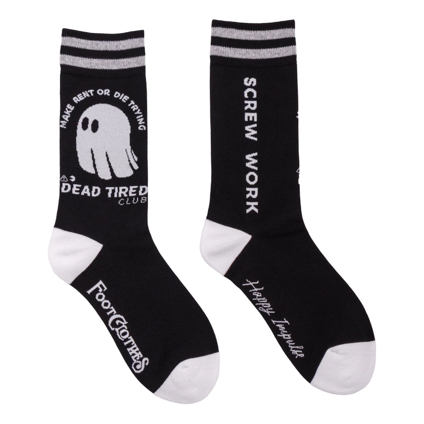 Dead Tired Crew Socks FootClothes LLC Clothing/Accessories