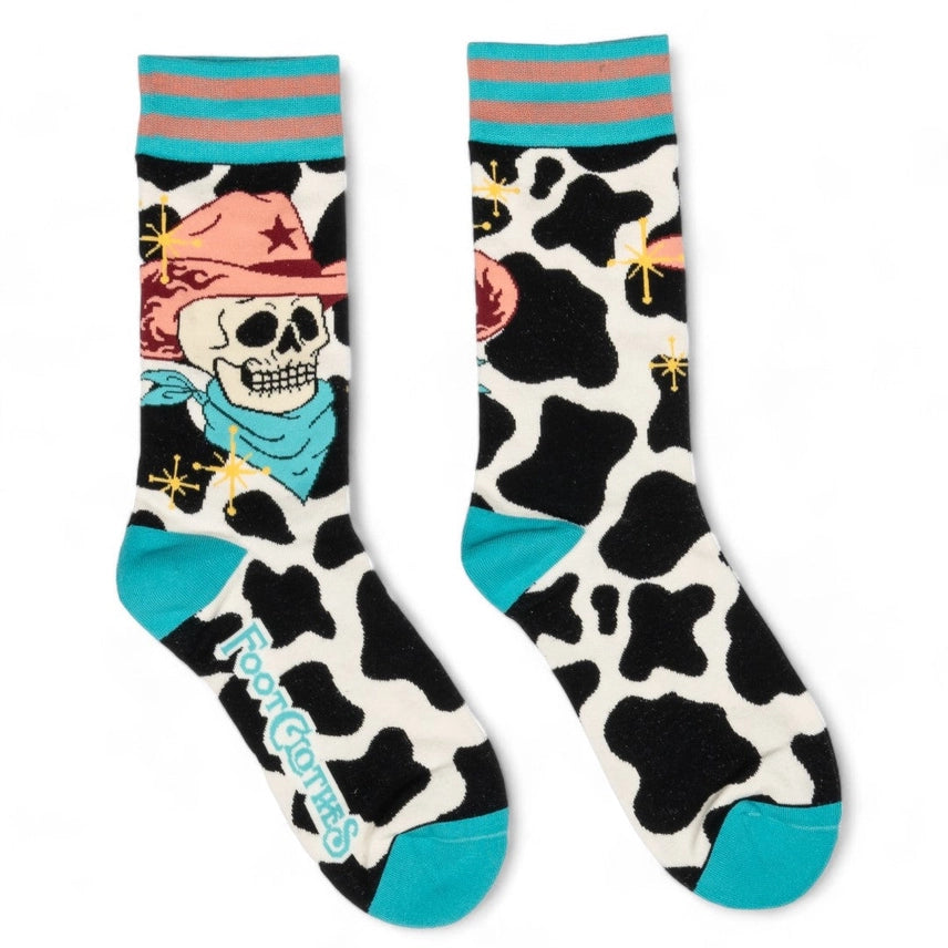 Disco Cowboy Crew Socks FootClothes LLC Clothing/Accessories