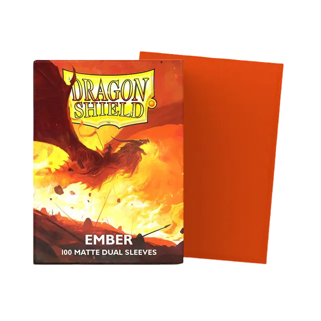 Dragon Shield Sleeves: Ember Matte (100) Dragon Shield RPG