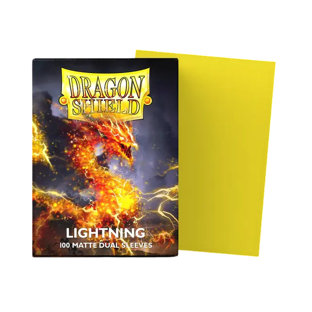 Dragon Shield Sleeves: Lightning Matte (100) Dragon Shield RPG