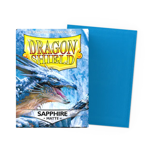 Dragon Shield Sleeves: Matte Sapphire (100) Dragon Shield RPG