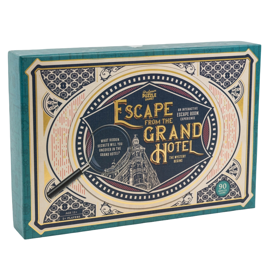 Escape from the Grand Hotel Professor Puzzle Board Games