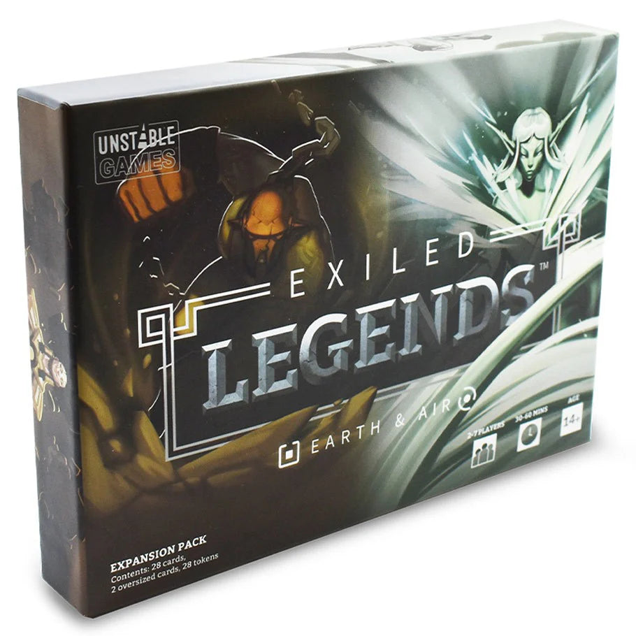 Exiled Legends: Earth & Air Expansion TeeTurtle Board Games