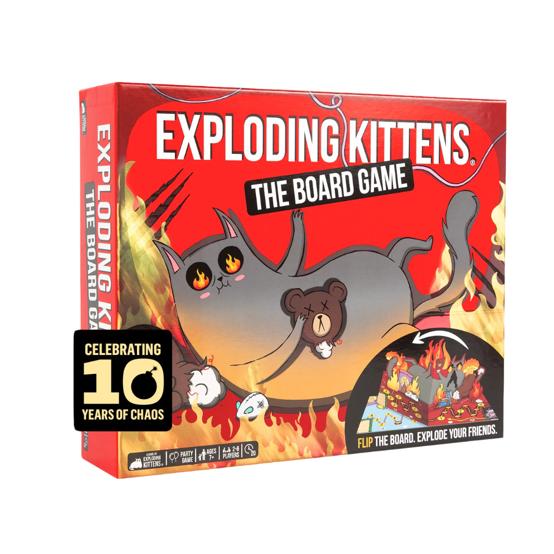 Exploding Kittens: The Board Game Exploding Kittens Games Board Games