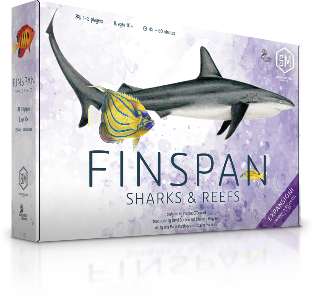 Finspan: Sharks & Reefs Expansion Stonemaier Games Board Games