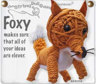 Foxy the Fox String Doll Keychain Kamibashi Clothing/Accessories