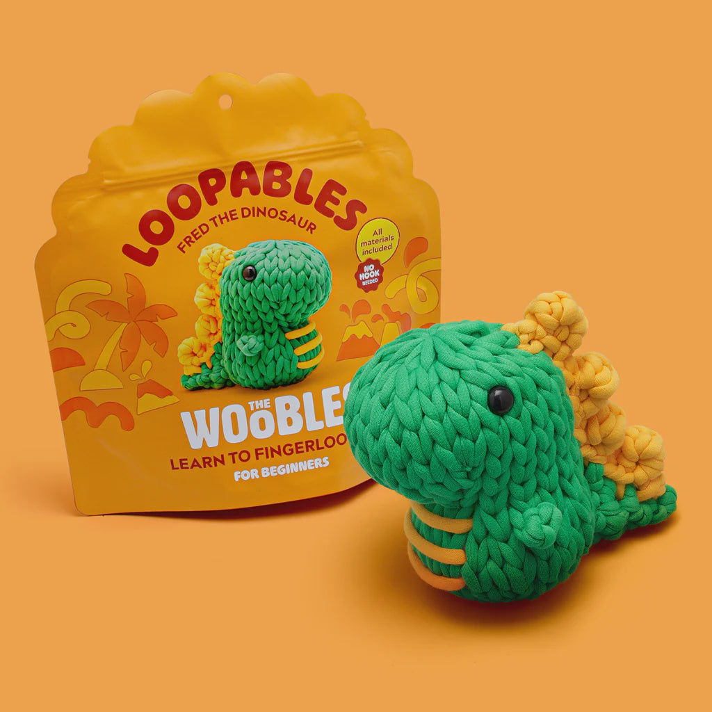 Fred the Dinosaur Woobles Beginner Loopables Kit The Woobles Projects/Kits