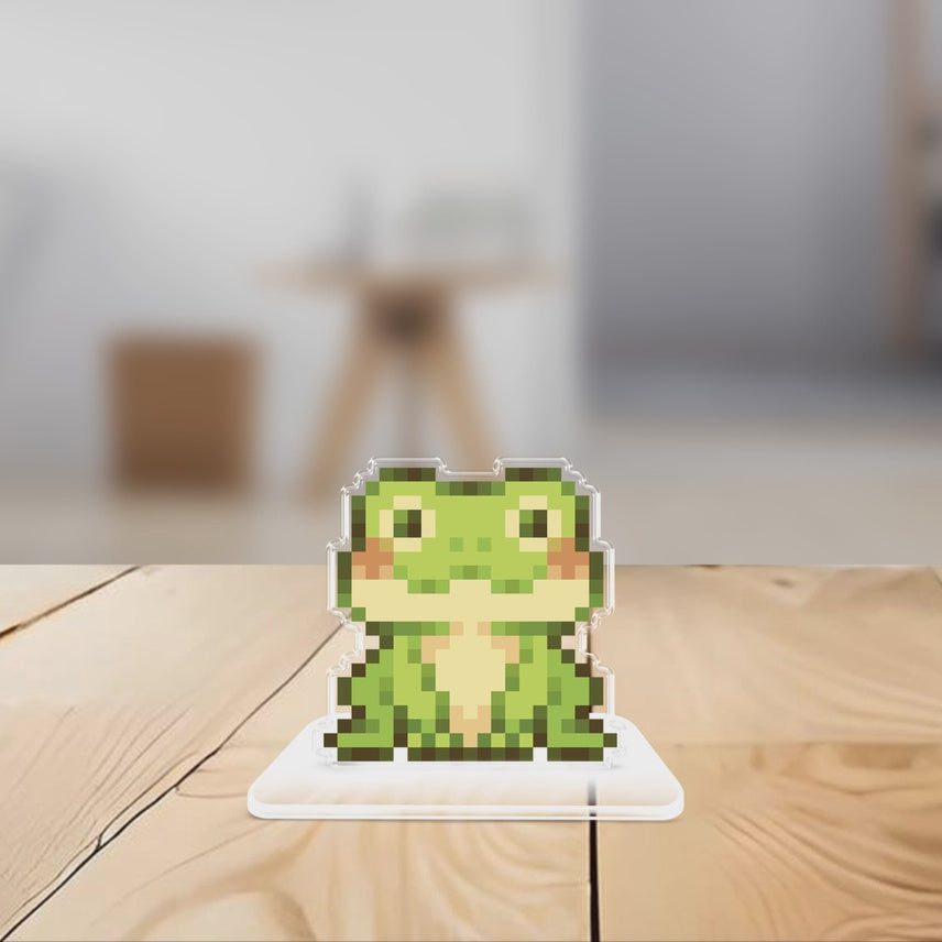Frog Desk Friend Sticker By Number Kit Vexyls Crafts Inc. Projects/Kits