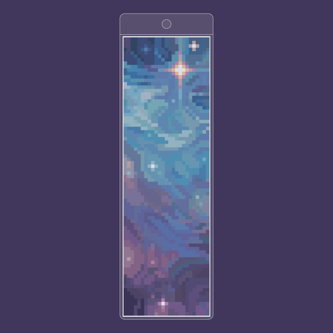 Galaxy Sticker By Number Bookmark Kit Vexyls Crafts Inc. Projects/Kits