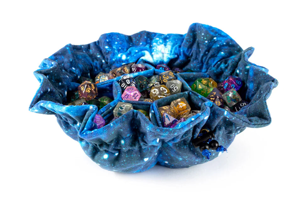 Galaxy Velvet Dice Bag FanRoll by Metallic Dice Games Puzzles/Playthings
