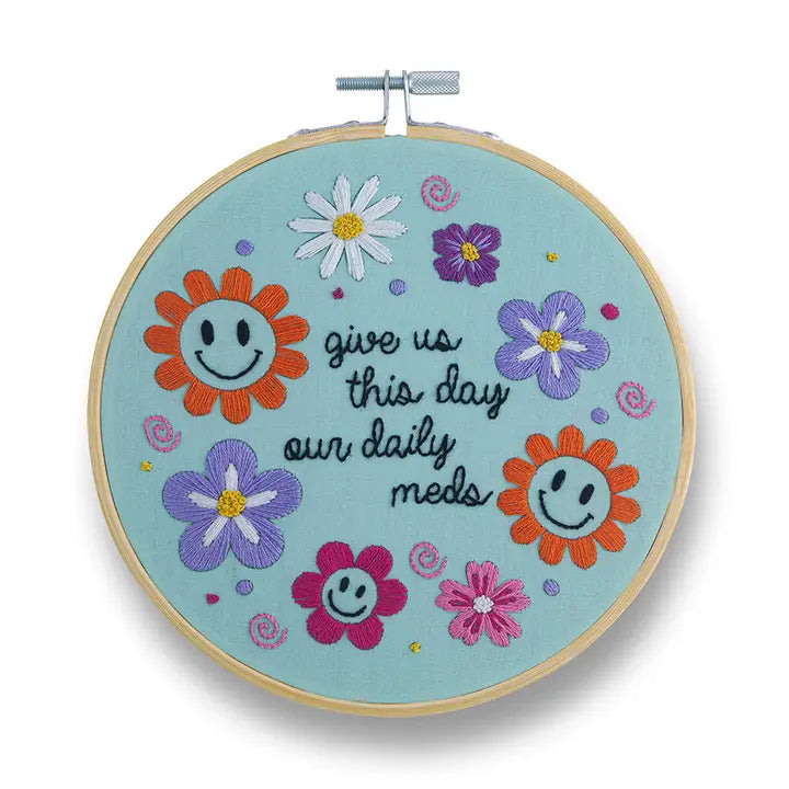 Give Us This Day Embroidery Kit Funatic Projects/Kits