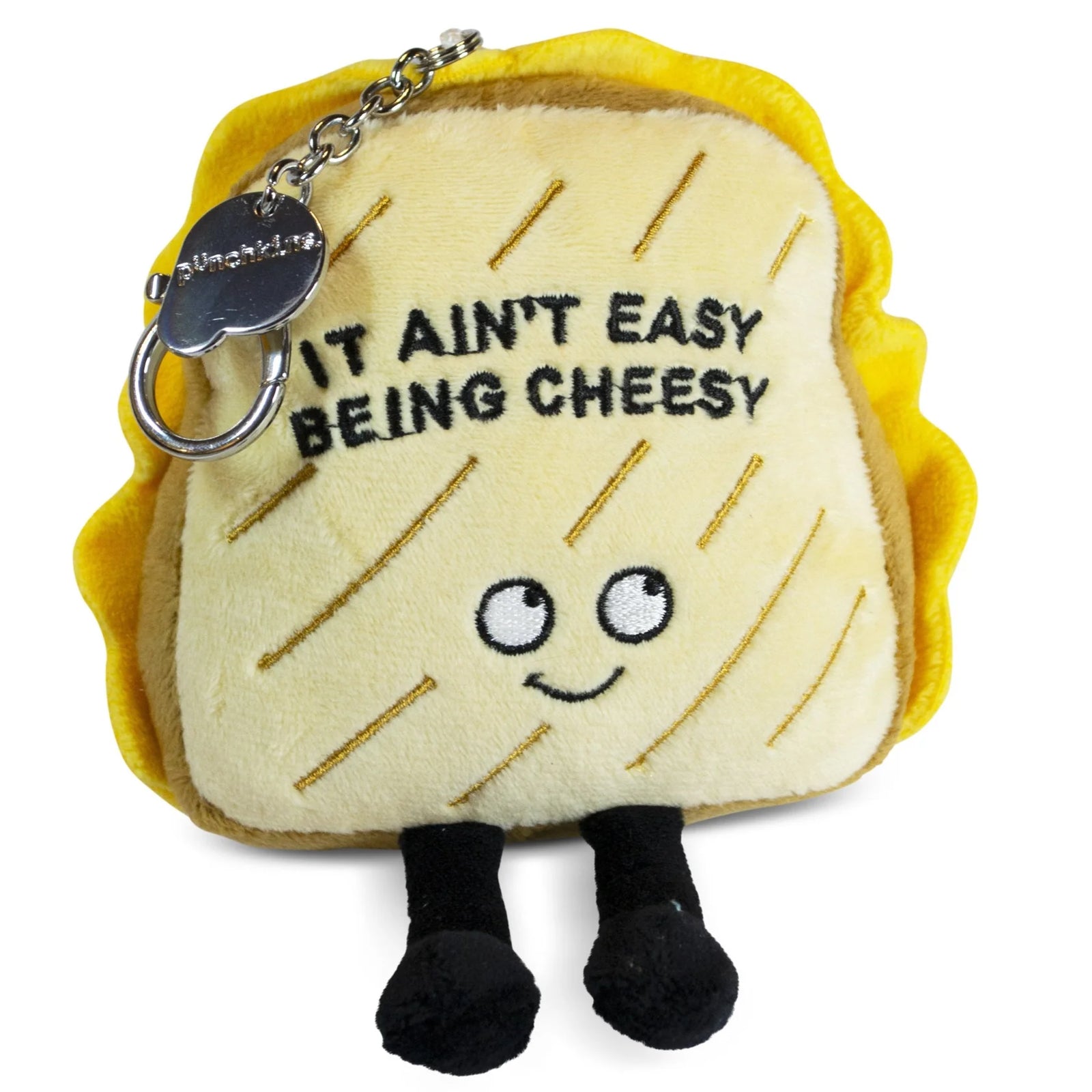 Grilled Cheese Plush Charm Keychain Punchkins Plush