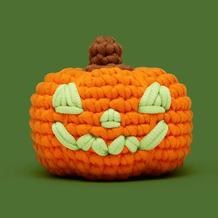 Hal the Jack O' Lantern - Woobles Beginner Crochet Kit The Woobles Projects/Kits