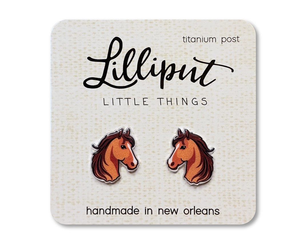 Horse Earrings Lilliput Little Things Clothing/Accessories