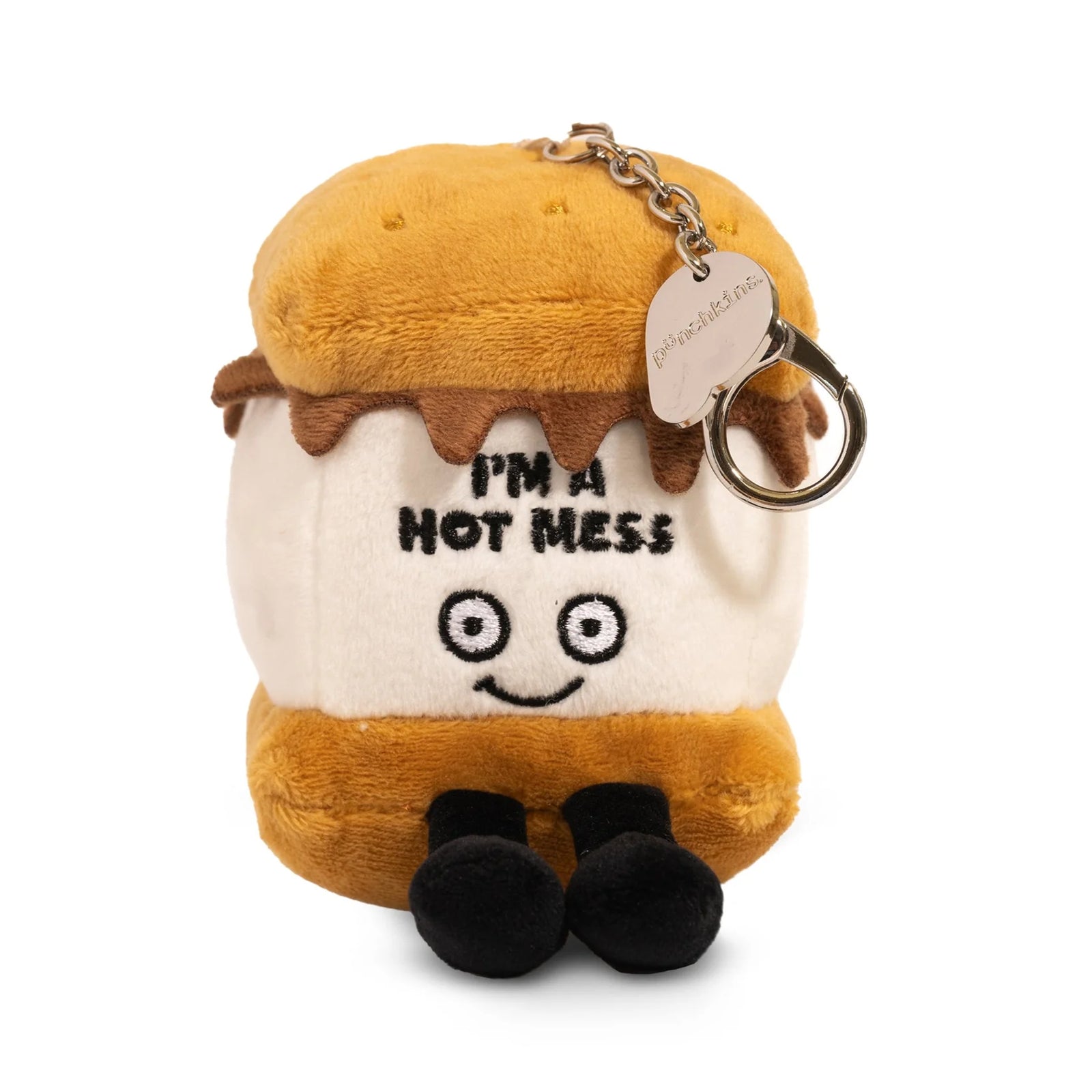 Hot Mess Smores Plush Charm Keychain Punchkins Plush