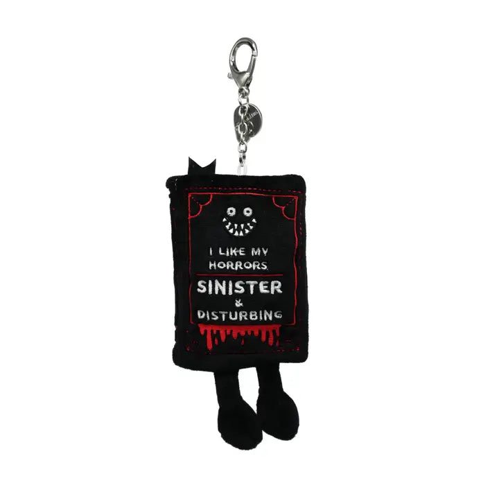 I Like My Horrors Sinister Book Plush Keychain Punchkins Plush