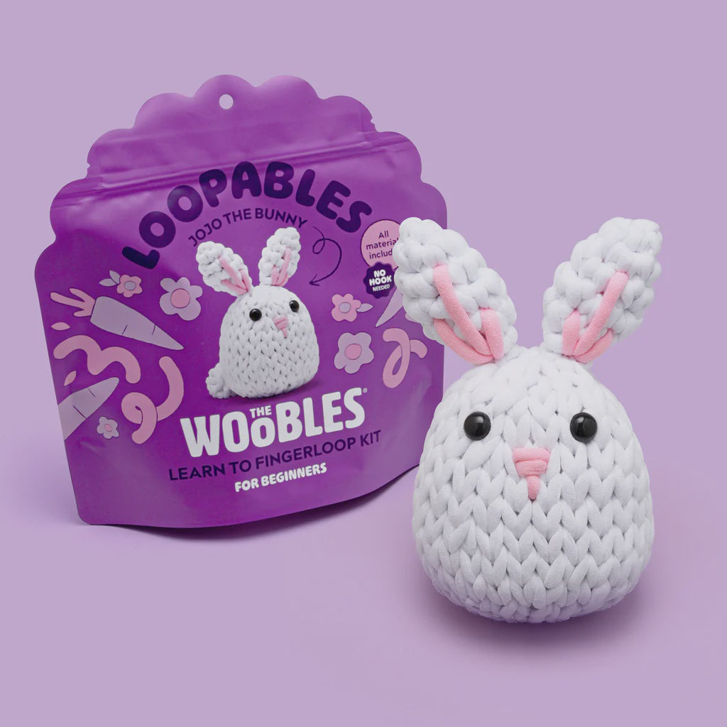 Jojo the Bunny Woobles Beginner Loopables Kit The Woobles Projects/Kits
