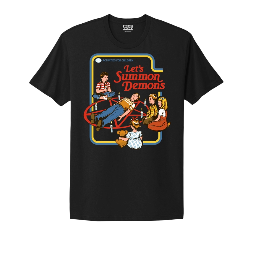 Let's Summon Demons T-Shirt Snark Totes Clothing/Accessories