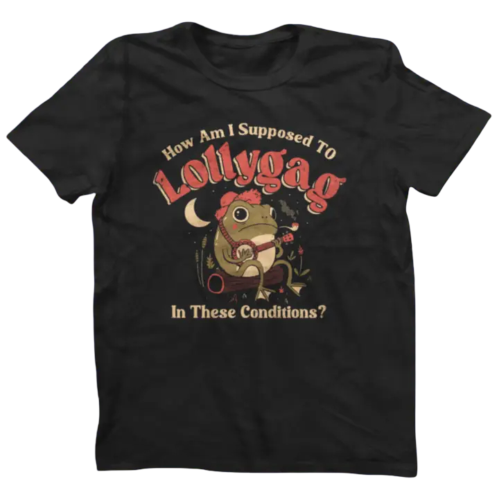 Lollygagging Frog T-Shirt Wicked Clothes Clothing/Accessories