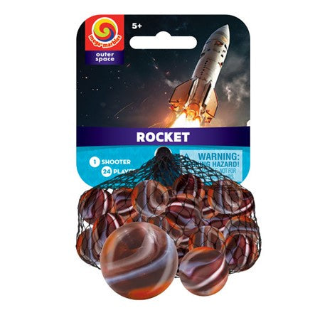 Marble Set: Rocket Mega Marbles Puzzles/Playthings