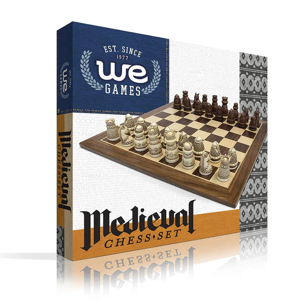Medieval Chess Set Wood Expressions/WE Games Board Games