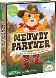 Meowdy Partner Matching Game Peaceable Kingdom Board Games