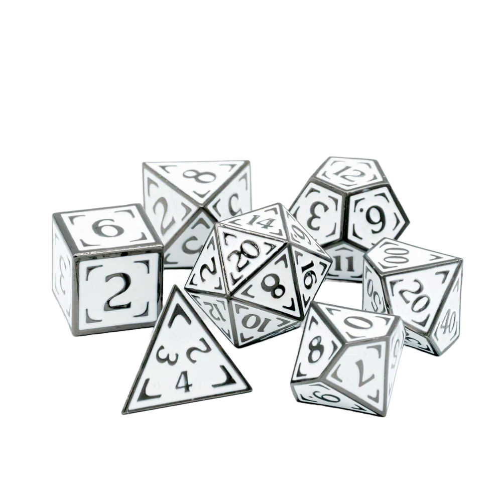 Metal Dice Set: Reticle Zenith Clone Alpha Die Hard Dice Dice