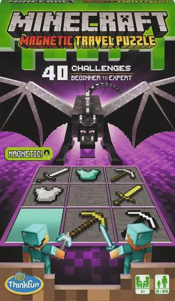 Minecraft Magnetic Travel Puzzle Thinkfun Puzzles/Playthings