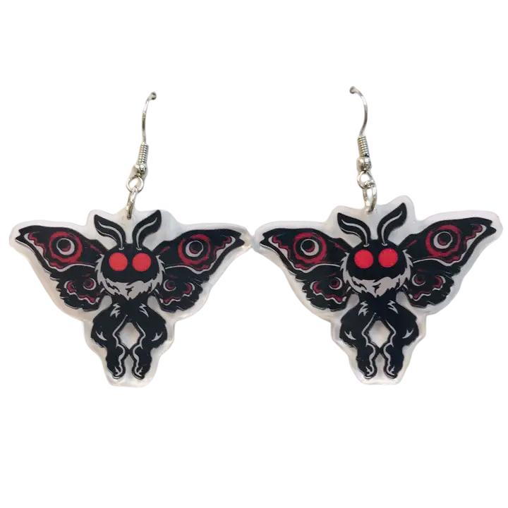 Mothman Acrylic Earrings SimpleNGreat Clothing/Accessories