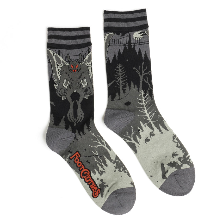 Mothman Crew Socks FootClothes LLC Clothing/Accessories